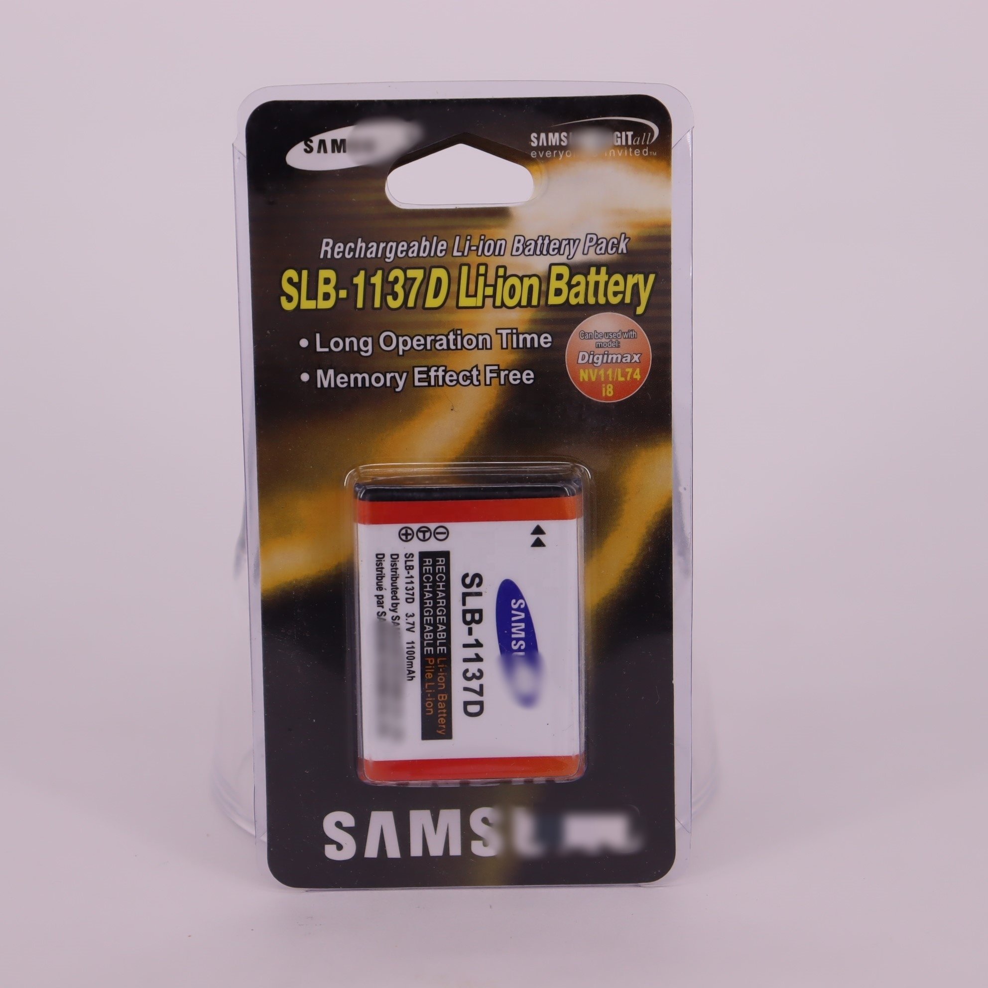 Rechargeable Camera Battery SLB-1137D Battery Cameras Li-ion Camera Battery SLB1137D