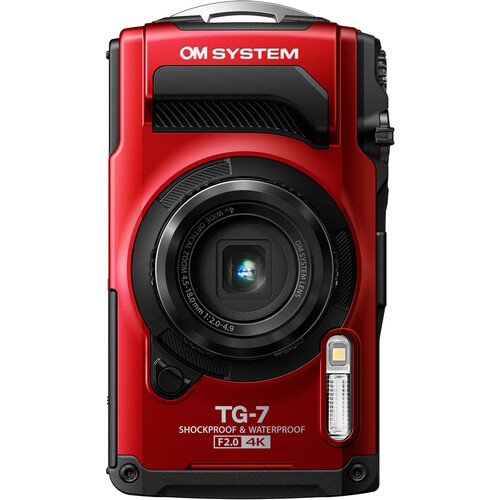 PROMO SALES O M SYS TEM Tough TG-7 Digital Camera (Red)