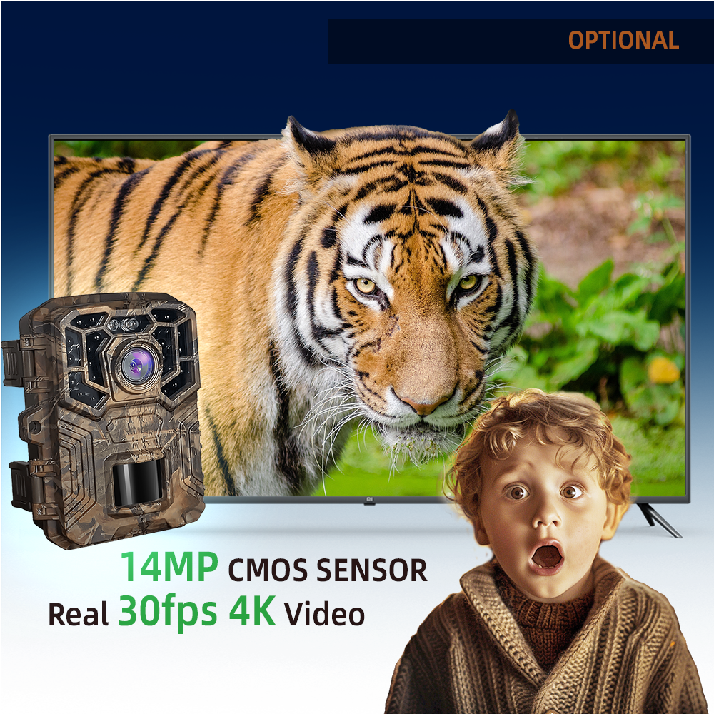 Sensvision 32 24 MP 4 2.7 K Waterproof IP66 Infrared Night Vision Digital Photo Mini Trap Hunting Trail Camera