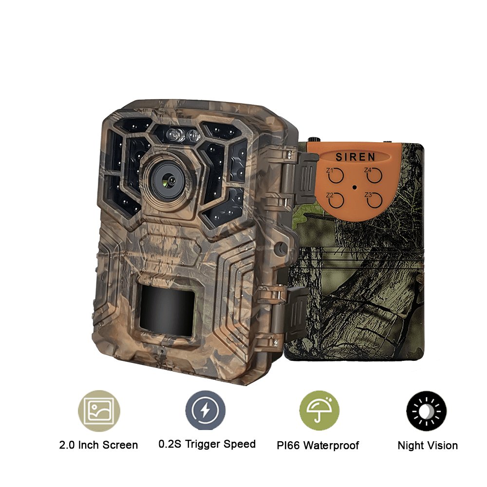 Sensvision 32 24 MP 4 2.7 K Waterproof IP66 Infrared Night Vision Digital Photo Mini Trap Hunting Trail Camera