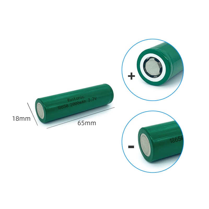 lithium ion battery 18650 2000mah storage battery cell rechargeable for laptop digital products manufacturer price