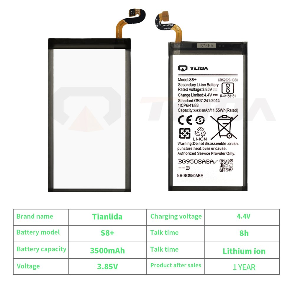 Hot Sale 3500mAh Battery Replacement Battery for Samsung Galaxy S8+ wholesale