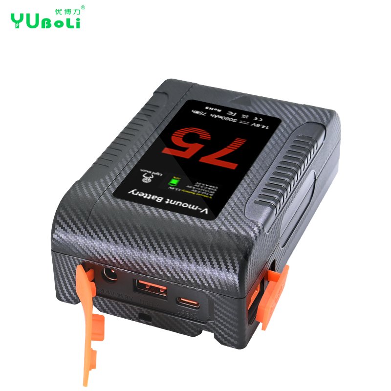5080mAh V Mount Battery BP-75 BP75 For Sony Camcorder and Photography Lights and Monitor
