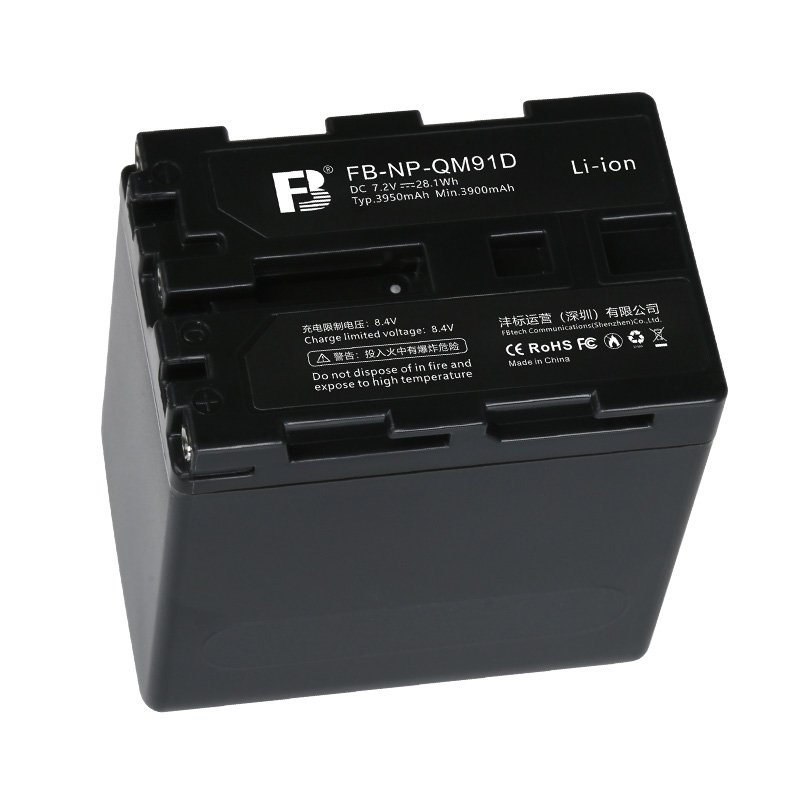 FB NP-QM91D QM71D camera battery for sony W320 SR1E UX1E HC15E PC330E HVR-A1E Digital camera battery