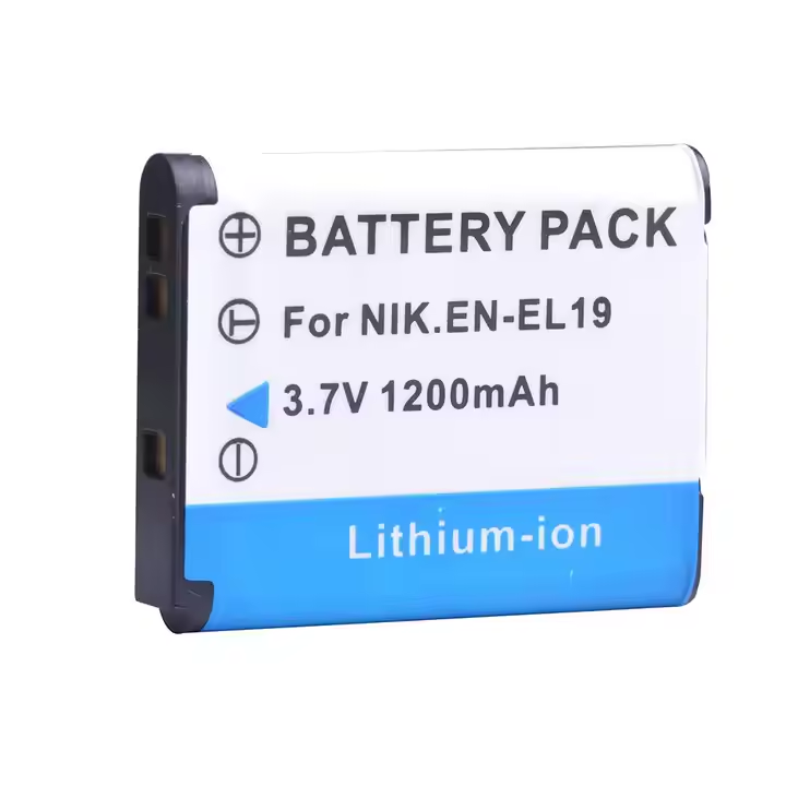 3.7V EN-EL19 EN EL19 ENEL19 Camera Battery for Ni kon Coolpix S32 S33 S100 S2500 S2750 S3100 S3200 S3300 S3400 S3500 S4100 S4150