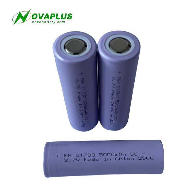 21700 5000mAh 3.7V Lithium Ion Battery INR 21700 5000mAh 3C Discharge Lithium Batteries For Ebike