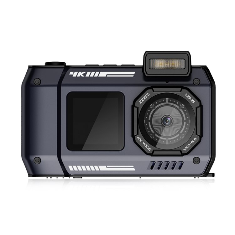 Hot Selling 4K Underwater Camera Dual Screens Selfie Digital Camera 2500 mAh Battery 48MP Autofocus Waterproof Digital Camera