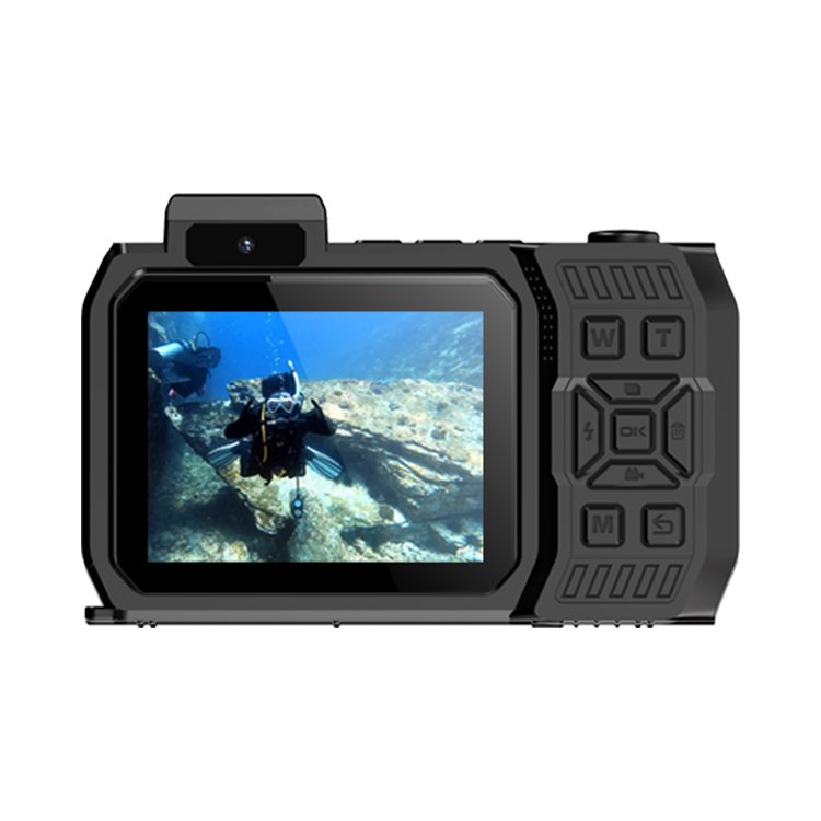 Hot Selling 4K Underwater Camera Dual Screens Selfie Digital Camera 2500 mAh Battery 48MP Autofocus Waterproof Digital Camera