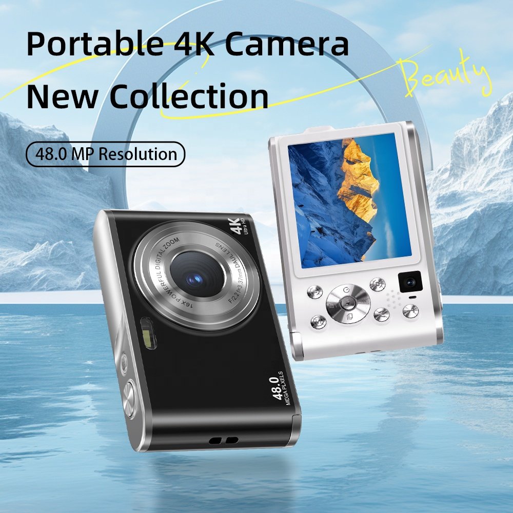 4K dual lens Digital Camera Photography Camera 48MP Autofocu Vlog Video Recorder Compact Cameras Screen 4k professional digital