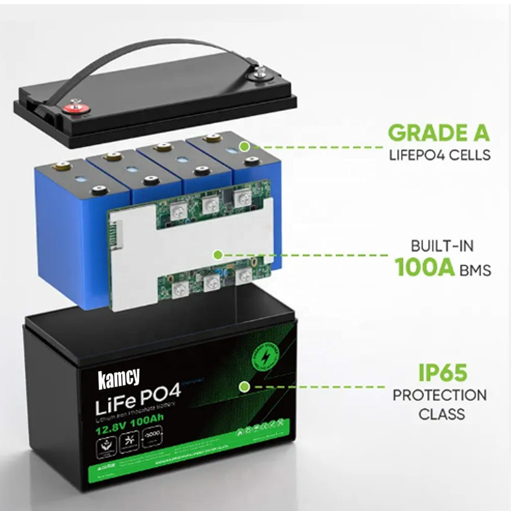 car battery Prismatic rechargeable 24v 10ah 15ah 100ah lithium battery golf cart battery pack for bms charger