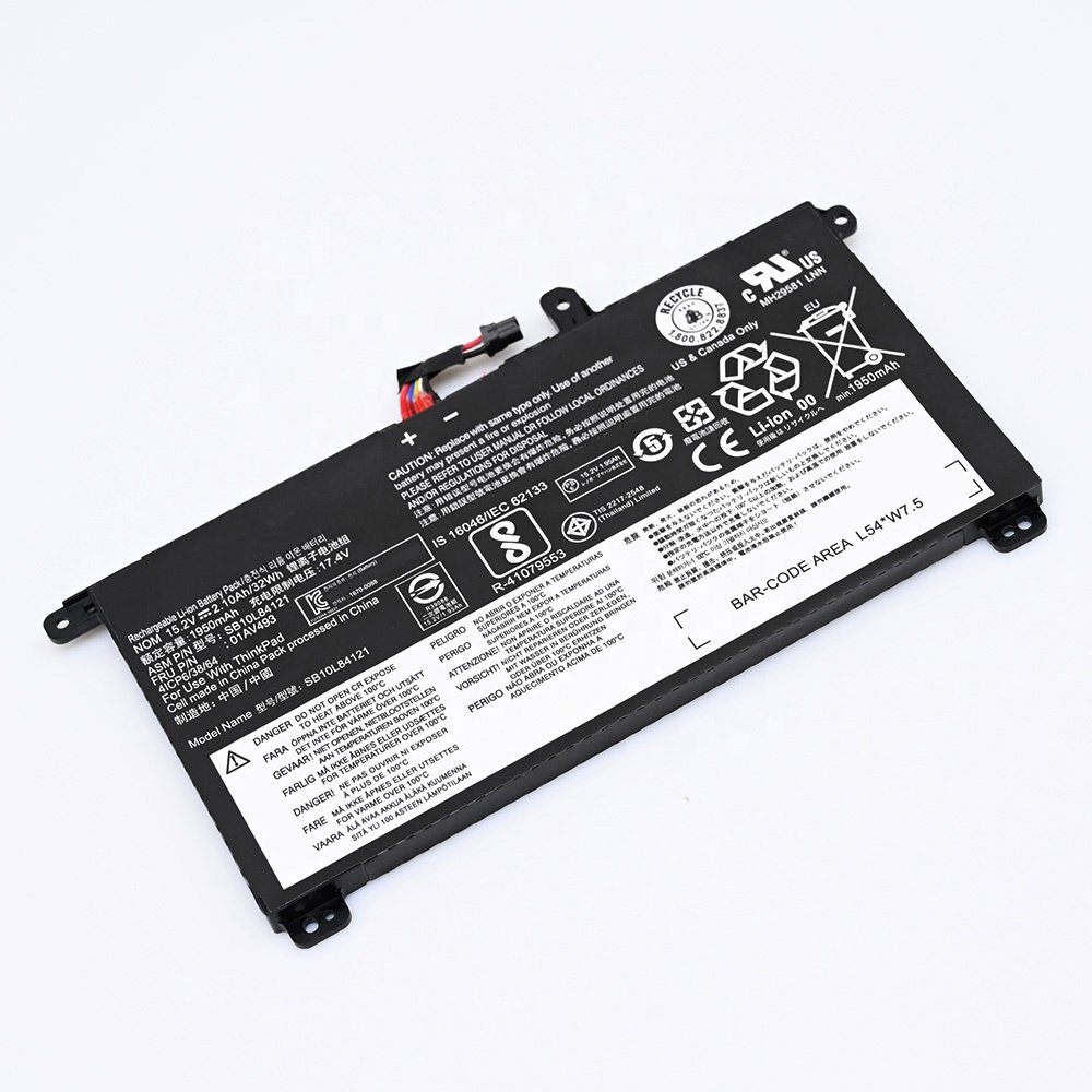 New SB10L84121 01AV493 Laptop Battery for Lenovo ThinkPad T570 T580 P51S P52S Series 00UR892 4ICP6/38/64 SB10L84123 SB10L84122