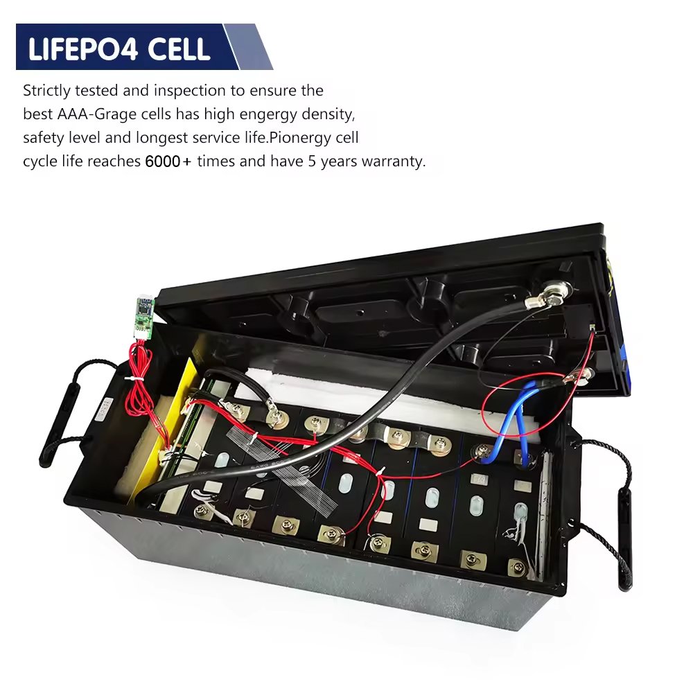 Eu Stock Wholesale Lifepo4 Battery 12v 50ah 100ah 200ah 400ah Bluetooth Ip65 Waterproof Deep Cycles Rechargeable Solar Battery