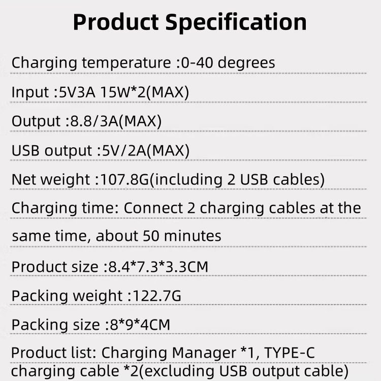 JJRIC Original Accessories for DJI DJI Mini 4K/2/2SE Two-Way Battery Charger with Paddle Protection Cover Digital Batteries