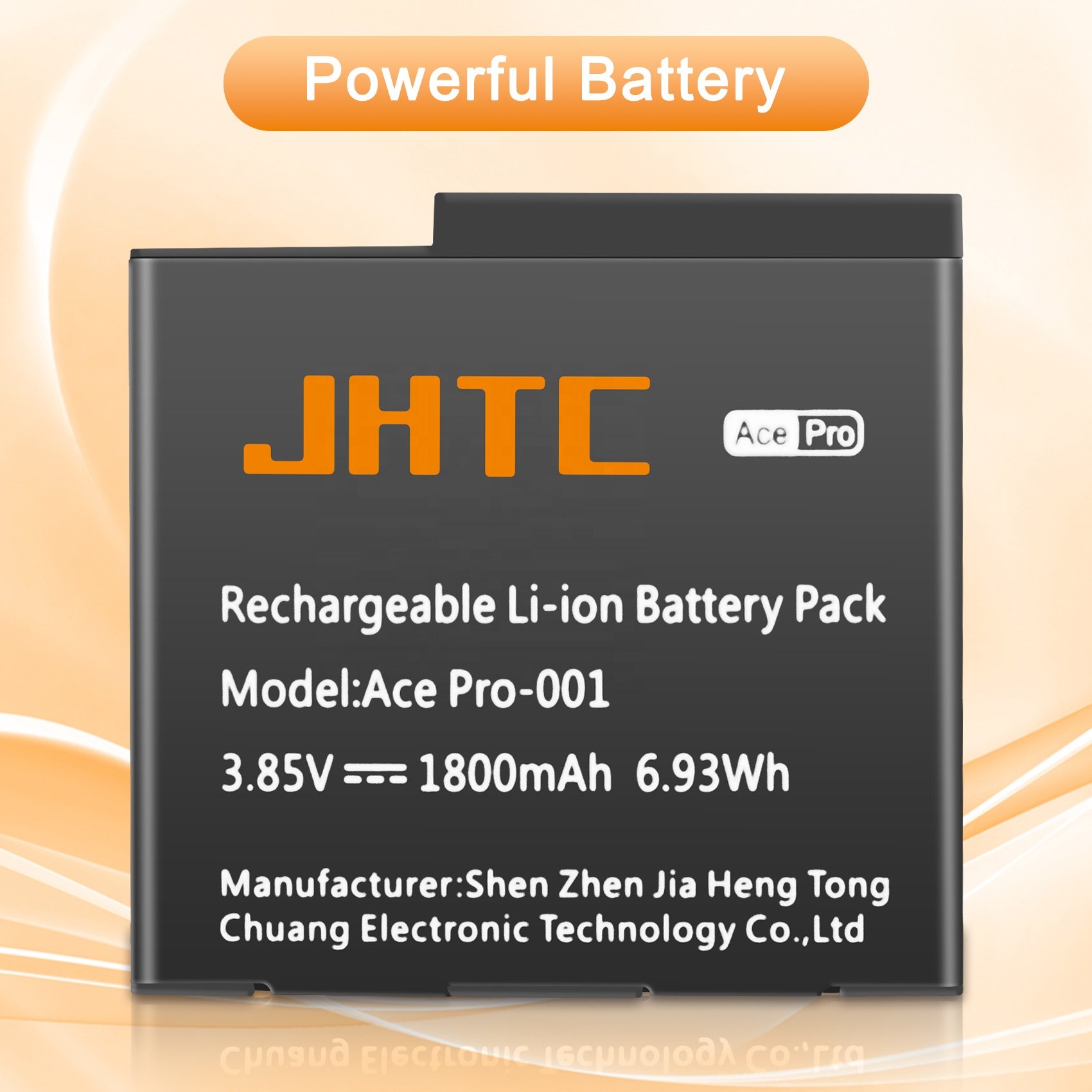 JHTC For Insta360 Pro Ace 1800mAh Battery and LED Dual Charger For Insta360 Ace Pro Battery Accessories