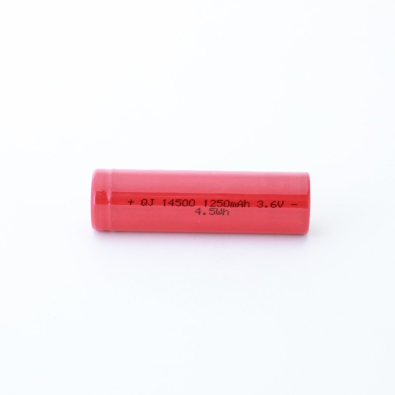 Wholesale High Capacity 14500 3.6V 1250mAh Cyclic Storage Rechargeable Cylindrical Digital Lithium Li Batteries Battery Cells