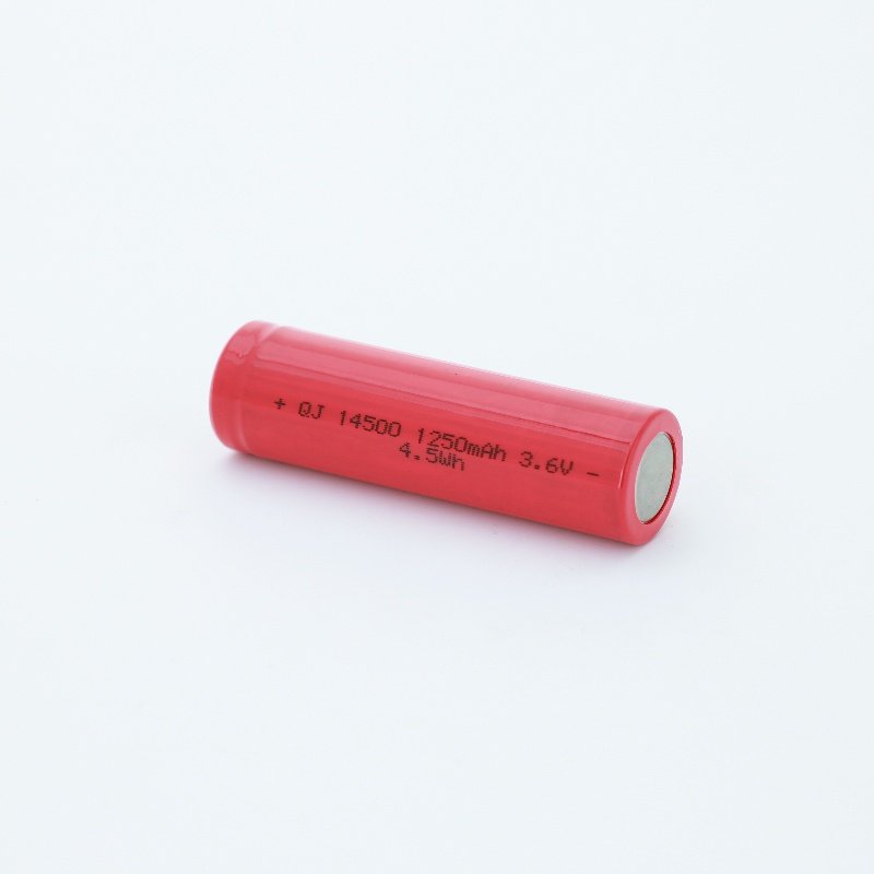 Wholesale High Capacity 14500 3.6V 1250mAh Cyclic Storage Rechargeable Cylindrical Digital Lithium Li Batteries Battery Cells