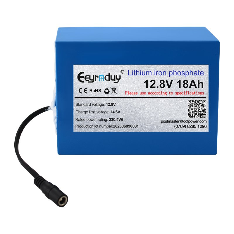 wholesale price long life 12.8v 18Ah custom size digital audio lifepo4 battery lithium battery pack