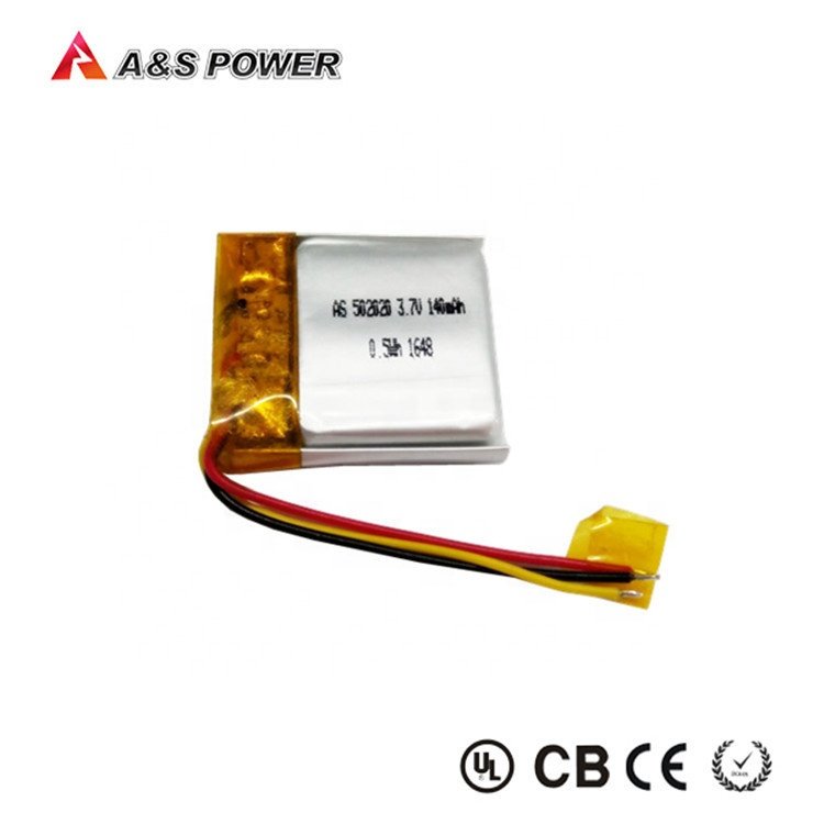 Best Selling 502020 3.7v 140mah Lithium batteries Li Po battery For Smart Wearable Device