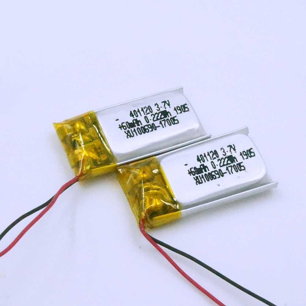 High Capacity UL1642 401120 60mAh 3.7V Huizhou Desay Battery Tubular Battery 12v 200ah Batterie Externe 100000mah For Digital Pr