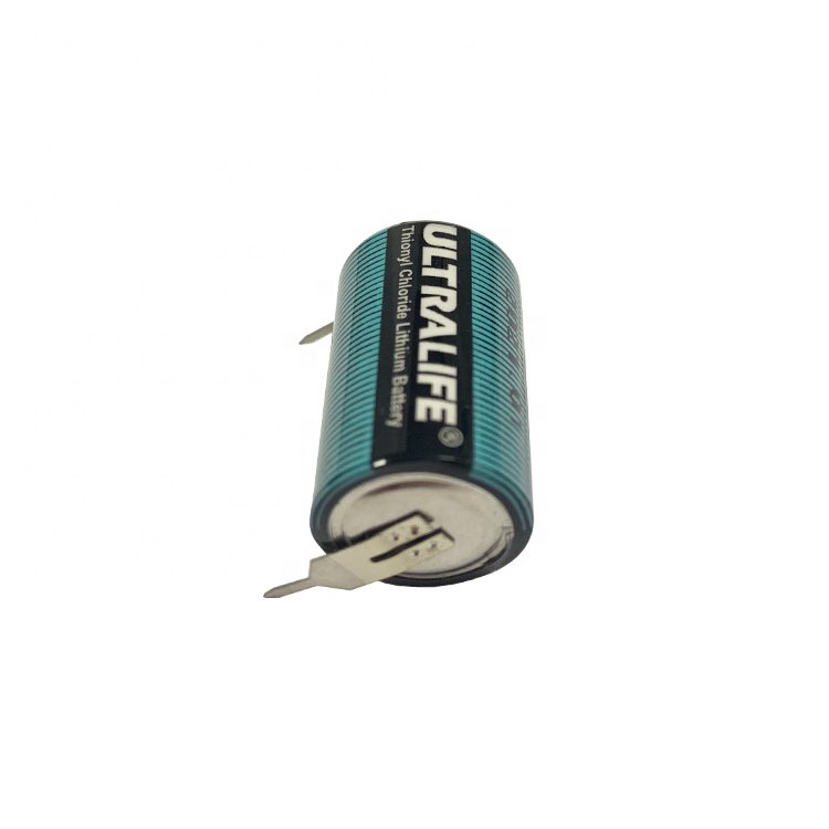 Ultralife 3.6V Cylindrical LiMnO2 ER14250 Primary Lithium Smart door lock, Camera Battery