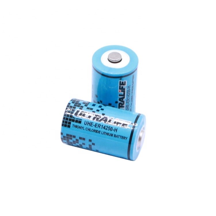 Ultralife 3.6V Cylindrical LiMnO2 ER14250 Primary Lithium Smart door lock, Camera Battery