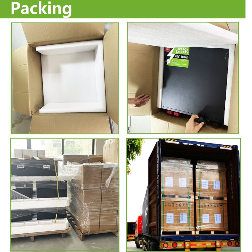 high quality 24v 48v 51.2v 50ah 100ah 200ah 300ah 400ah Solar Rechargeable lithium ion battery li-ion lithium lifepo4 battery
