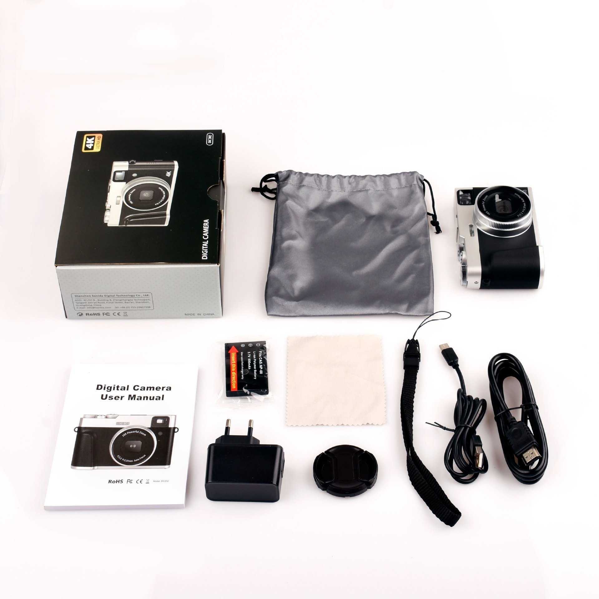 Latest TAYA OEM 4K Starter Digital Camera Hot Shoe Interface Endurance 48MP HD Pixels Macro Shooting Camera