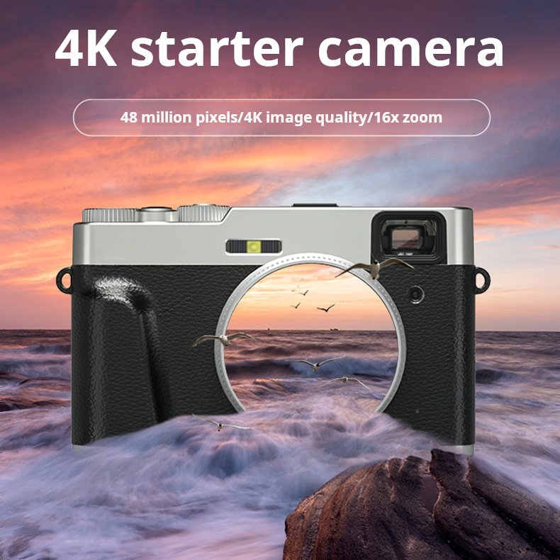 Latest TAYA OEM 4K Starter Digital Camera Hot Shoe Interface Endurance 48MP HD Pixels Macro Shooting Camera