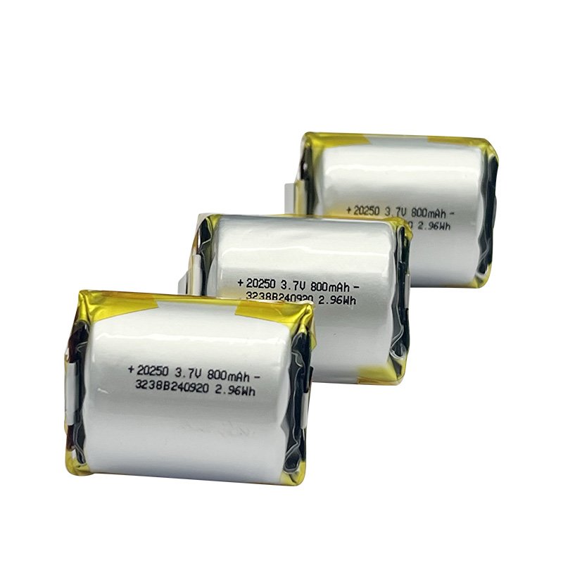 20250 800mAh 3.7V Li Polymer Battery Lithium Ion Cell 20250 Lipo Rechargeable li ion batteries Cell