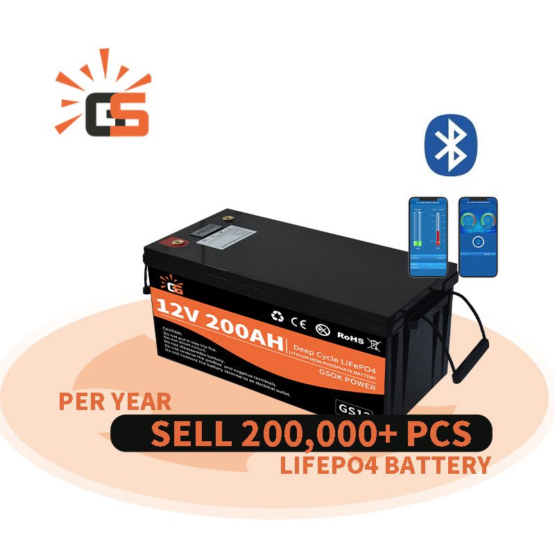 5 years warranty 12v 24v 200ah 100ah 50ah 500ah lifepo4 battery for RV solar 12v lifepo4 battery pack