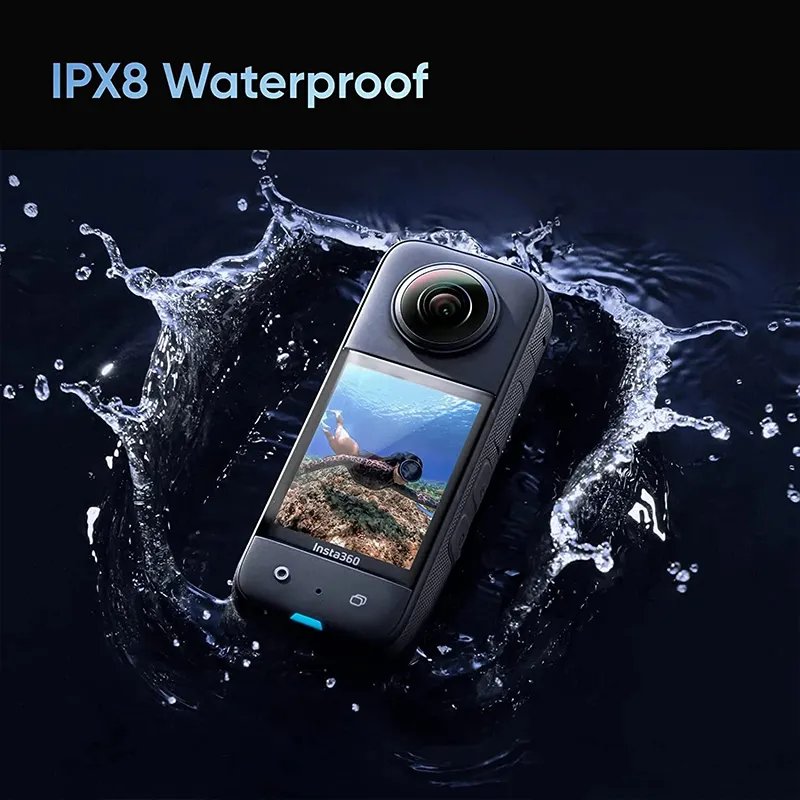 Insta360 X3 RTS 2023 Sports Action Camera New Launch Pocket-Size HDR 5.7K 360 72MP 2.29'' Touch Screen
