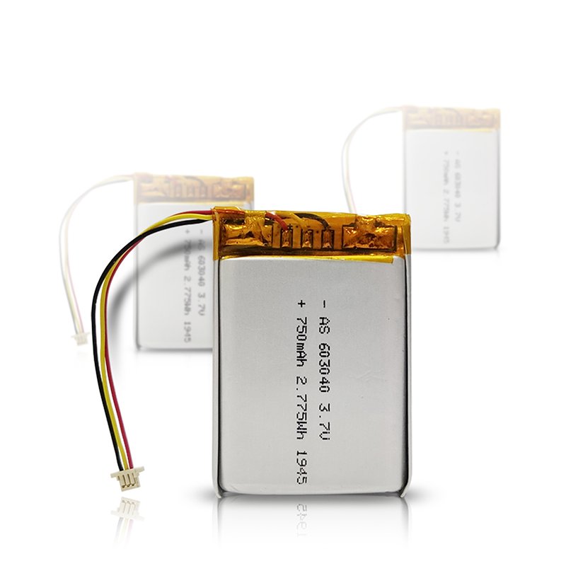 UL/CB/KC certified Rechargeable 3.7v 750mah lithium ion battery 603040 li-ion polymer battery