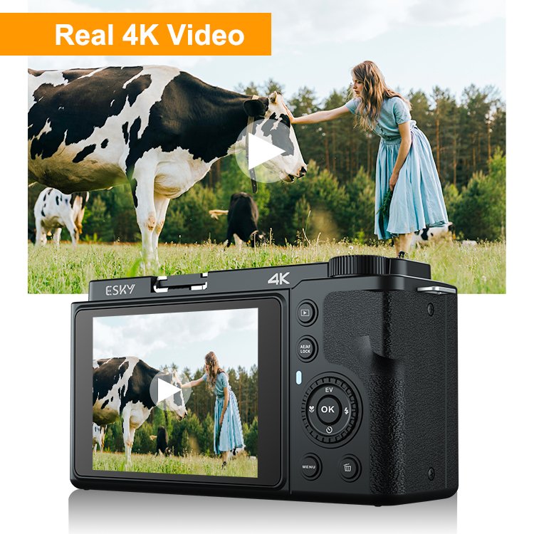 OEM 64MP 3.0-inch wifi 4k retro vlogging camera for youtube digit dslr video professional shooting optical zoom digital camera