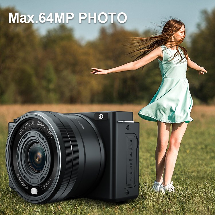 OEM 64MP 3.0-inch wifi 4k retro vlogging camera for youtube digit dslr video professional shooting optical zoom digital camera