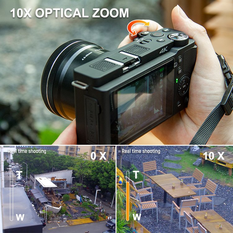 OEM 64MP 3.0-inch wifi 4k retro vlogging camera for youtube digit dslr video professional shooting optical zoom digital camera