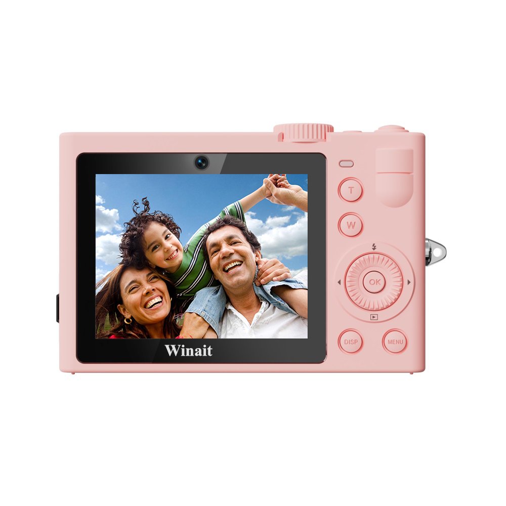 Winait Super 5k Wifi Compact Digital Camera with Dual Dispaly and 2.8'' IPS Screen