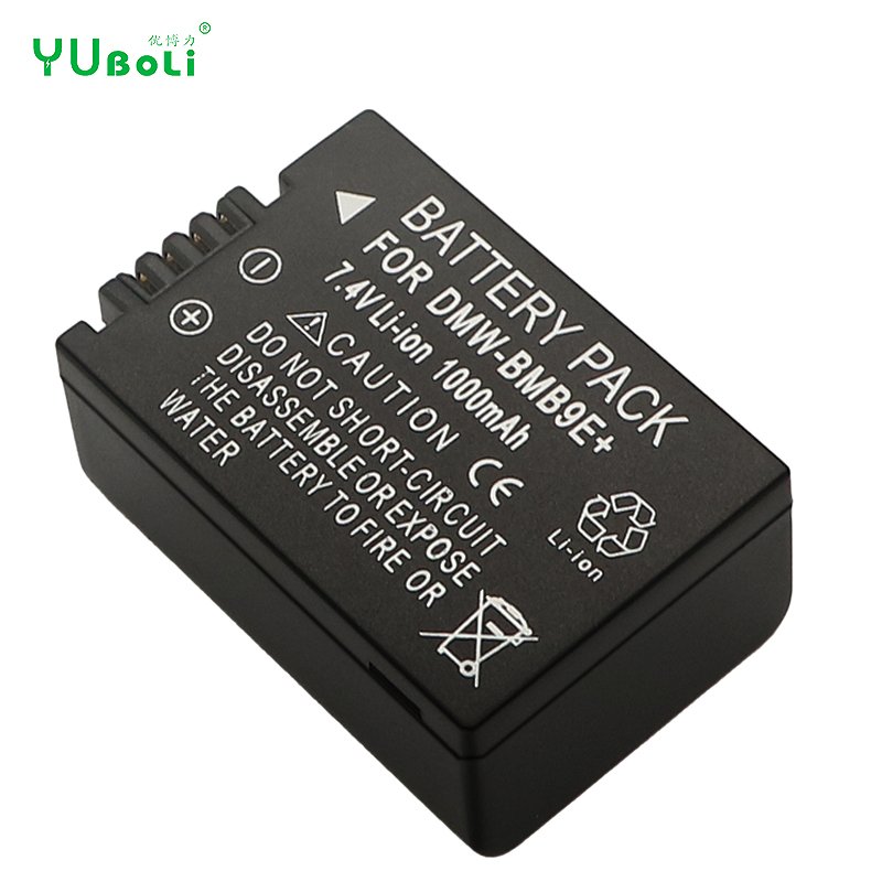 Fully Decoded 1000mAh Camera Battery DMW-BMB9E DMWBMB9E DMW BMB9E For Pana-sonic DMC-FZ40 FZ45 FZ47 Digital Batteries