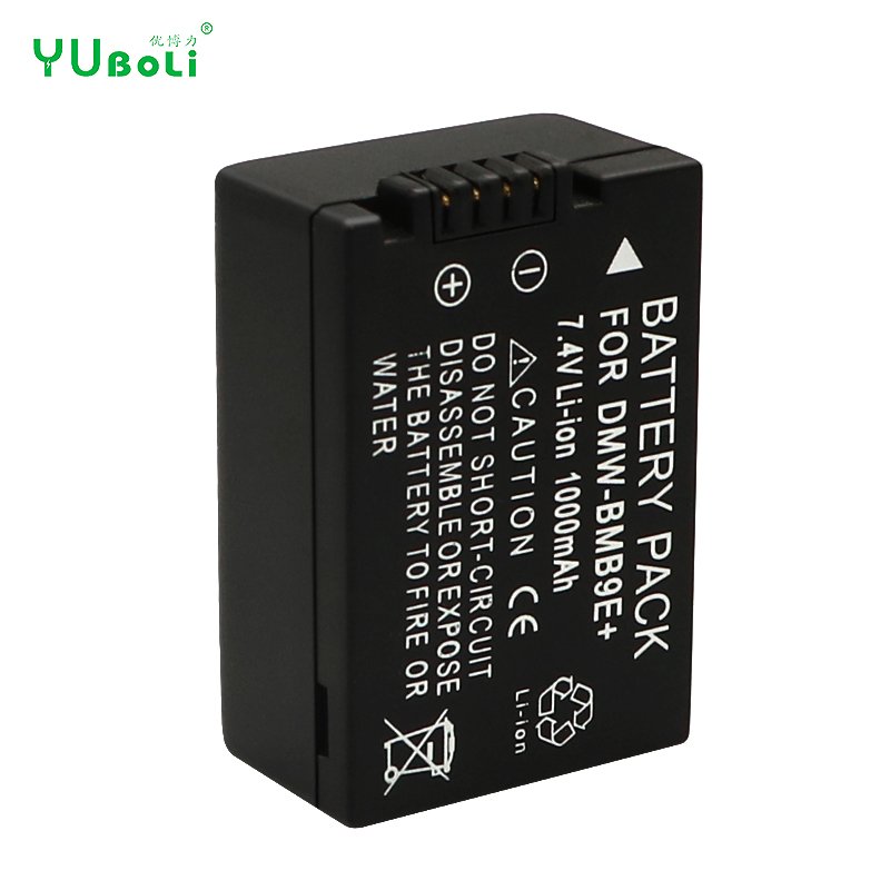 Fully Decoded 1000mAh Camera Battery DMW-BMB9E DMWBMB9E DMW BMB9E For Pana-sonic DMC-FZ40 FZ45 FZ47 Digital Batteries