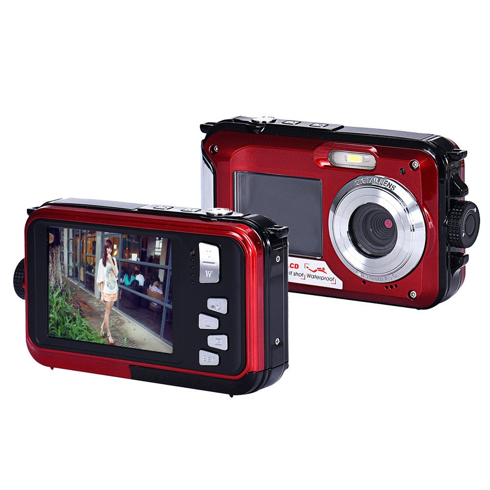 Double Screen 24.0Mega pixels 4X digital zoom Video Camera DC6000 digital camera