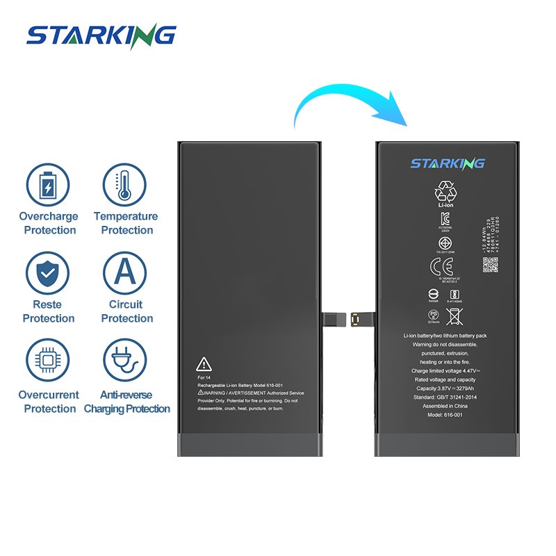 Wholesale Price Mobile Phone Battery for iPhone All Models Battery Replacement for iPhone 14 digital batteries