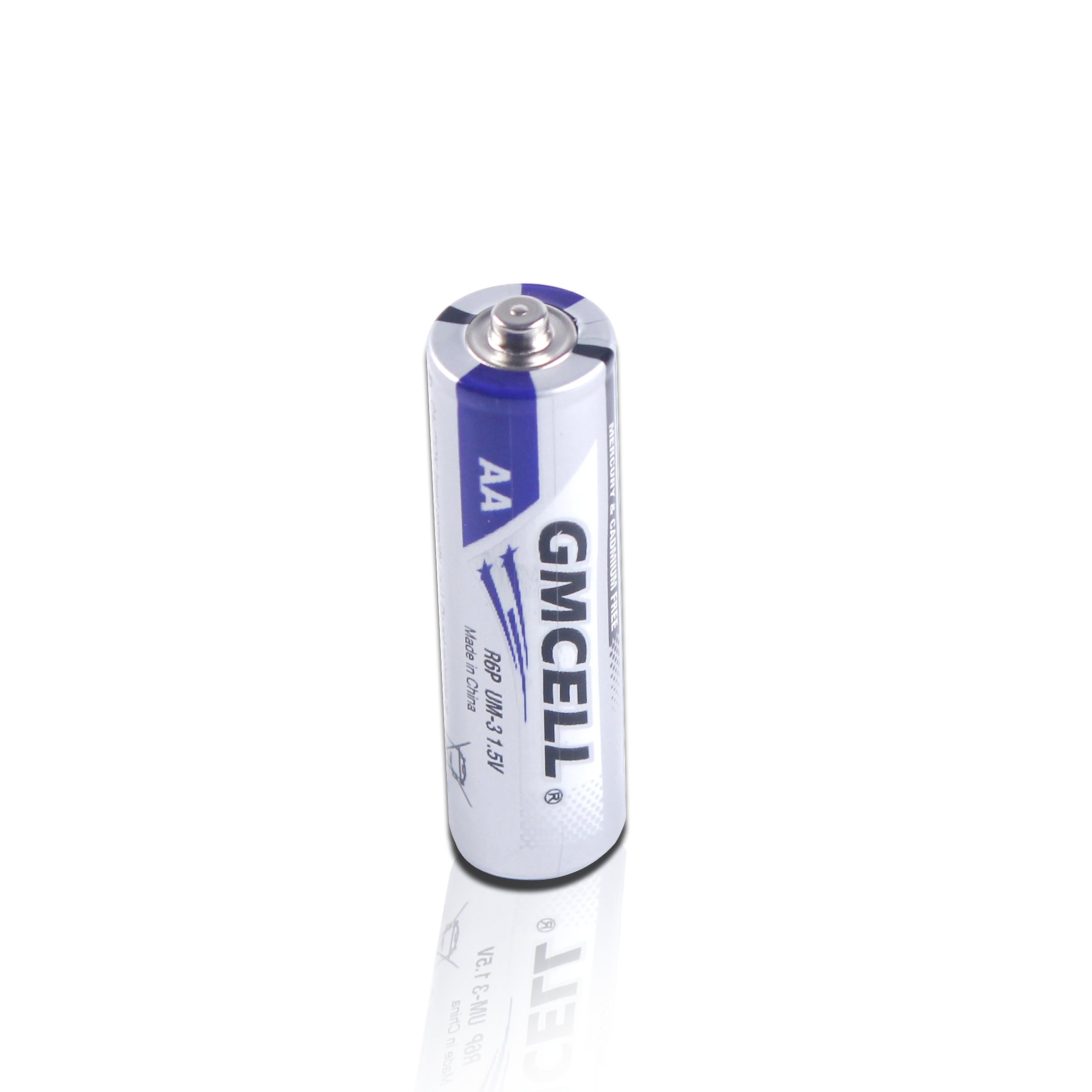 GMCELL High Quality R6 R6P 1.5v Battery Size AA Zinc Carbon Heavy Duty No. 5 Dry Battery For Remote Control