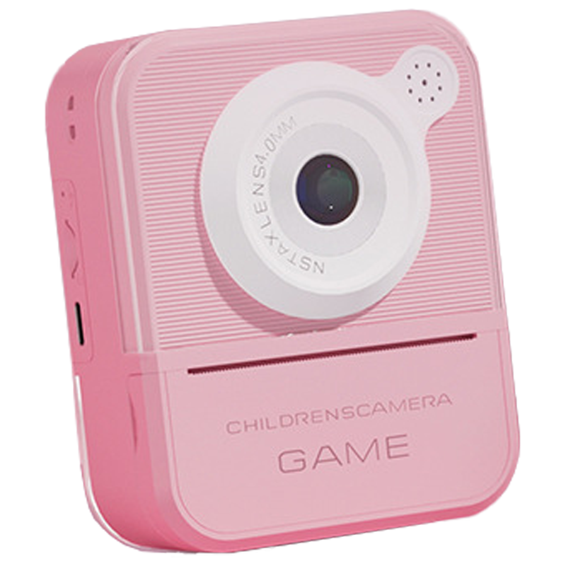 Minimalist acrylic children's toy printing camera 2.0 inch high-definition color screen digital camera