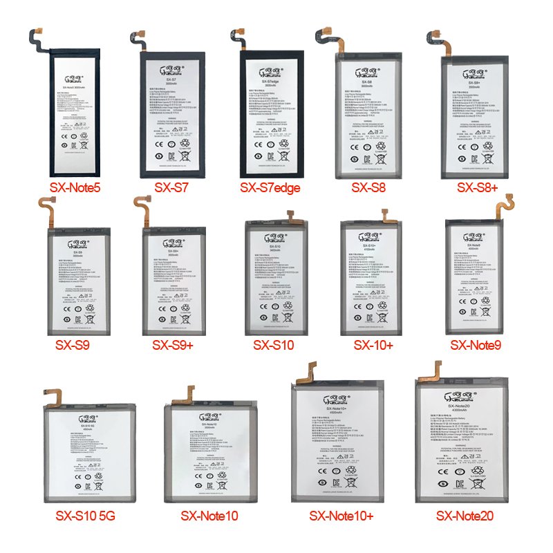Plus+ 3.85v 4000mah Lithium Battery Stock Rechargeable Digital Batteries for Samsung Galaxy S6 Edge/Plus S7 Edge S10e Plus S9