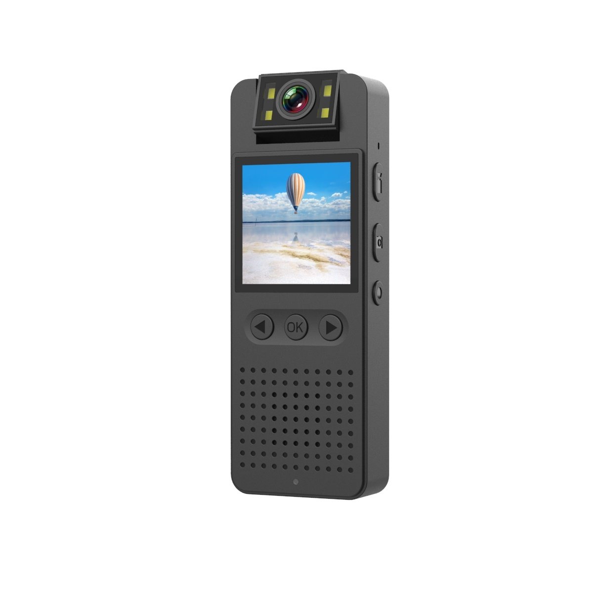 1.4inch Screen Hotspot WiFi Portable Video Audio Recorder 210 Degree Rotatable 1080P Clamp Video Camera CS06