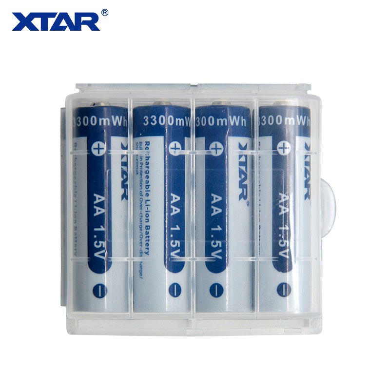 XTAR 3300mWh AA 1.5v Li-ion Rechargeable Battery AA Size Double A Lithium ion Battery for mini fan
