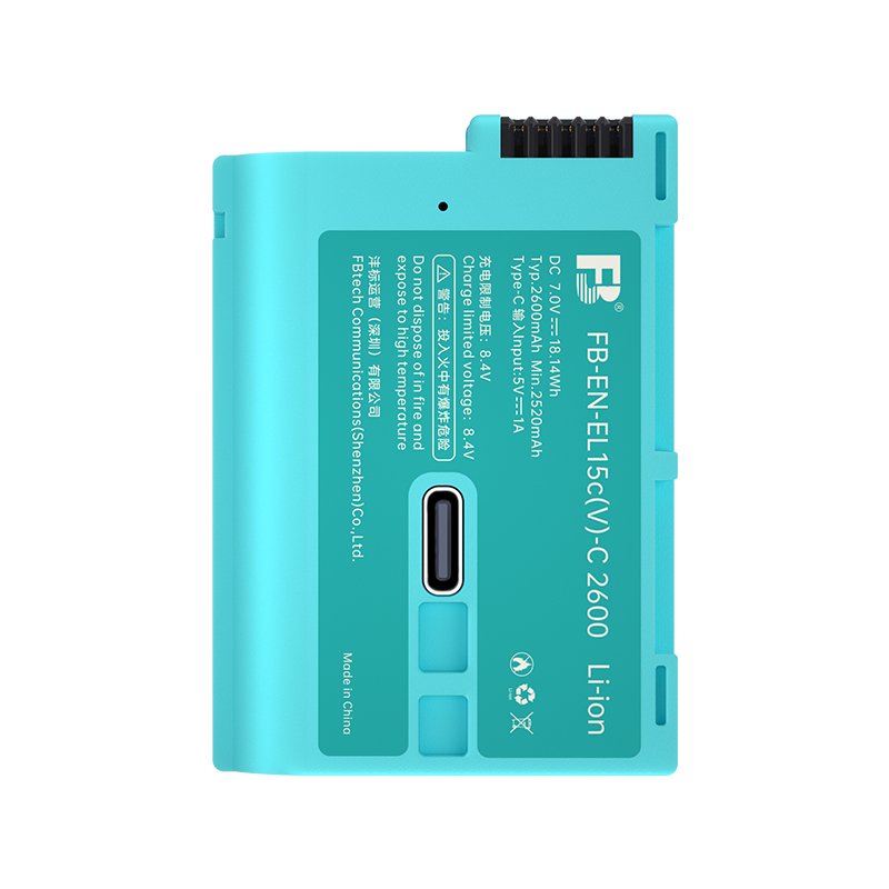 FB EN EL15c battery for nikon Z8 Z63 Z5 Z6 Z7 V1 D7500 D7200 D7100 D7000 D850 D810 D800 D600 D500 D610 Digital SLR Cameras