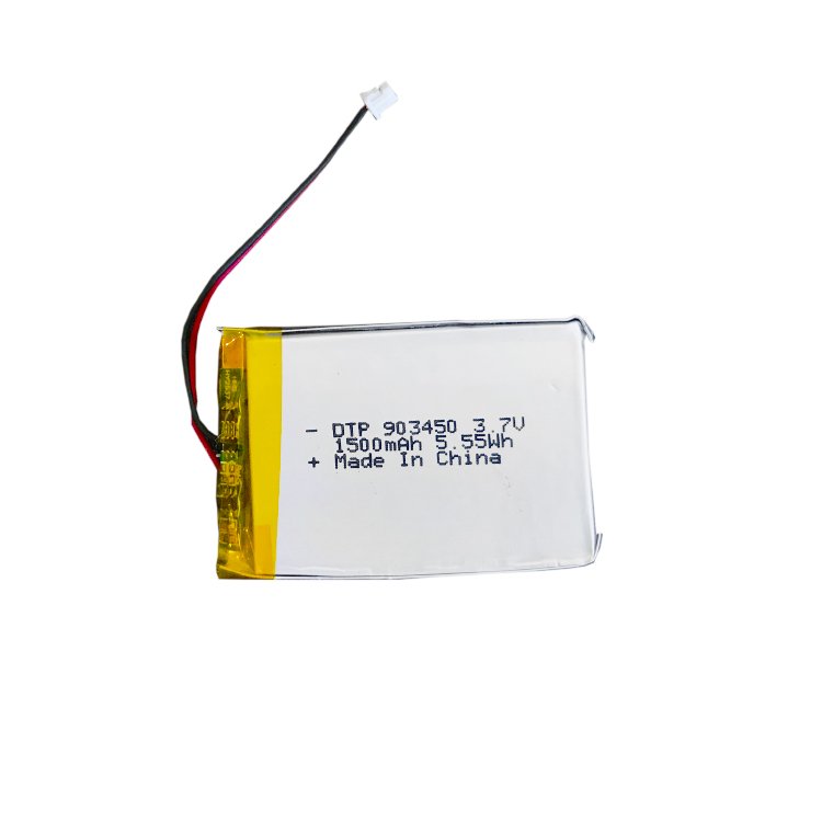 wholesale lithium battery DTP903450 lithium-polymer-batterie 3.7 v 1500mah LIPO battery