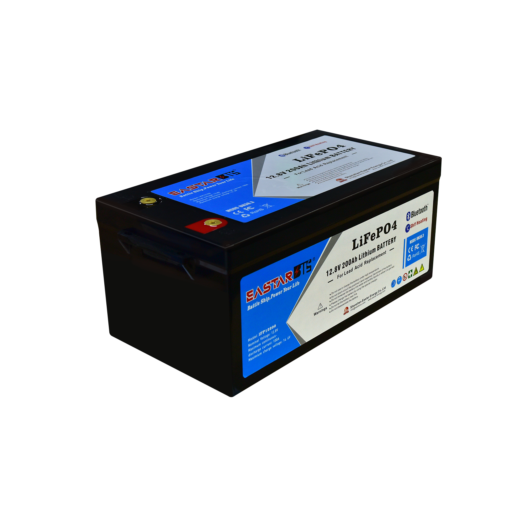 Rechargeable Waterproof Lithium Iron Phosphate Battery 12.8V 7Ah Battery Replacement For Lead Acid