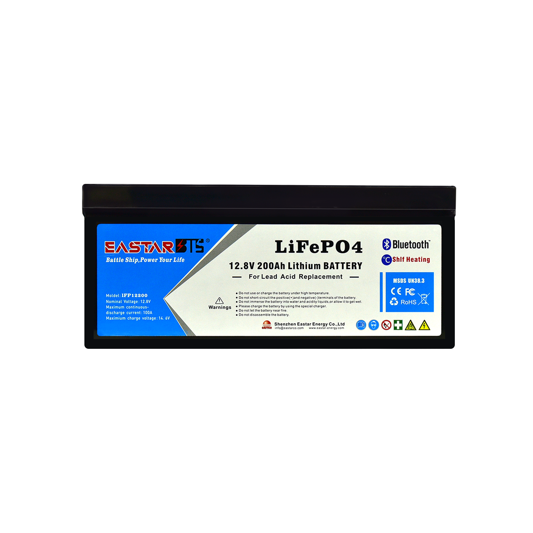 Rechargeable Waterproof Lithium Iron Phosphate Battery 12.8V 7Ah Battery Replacement For Lead Acid