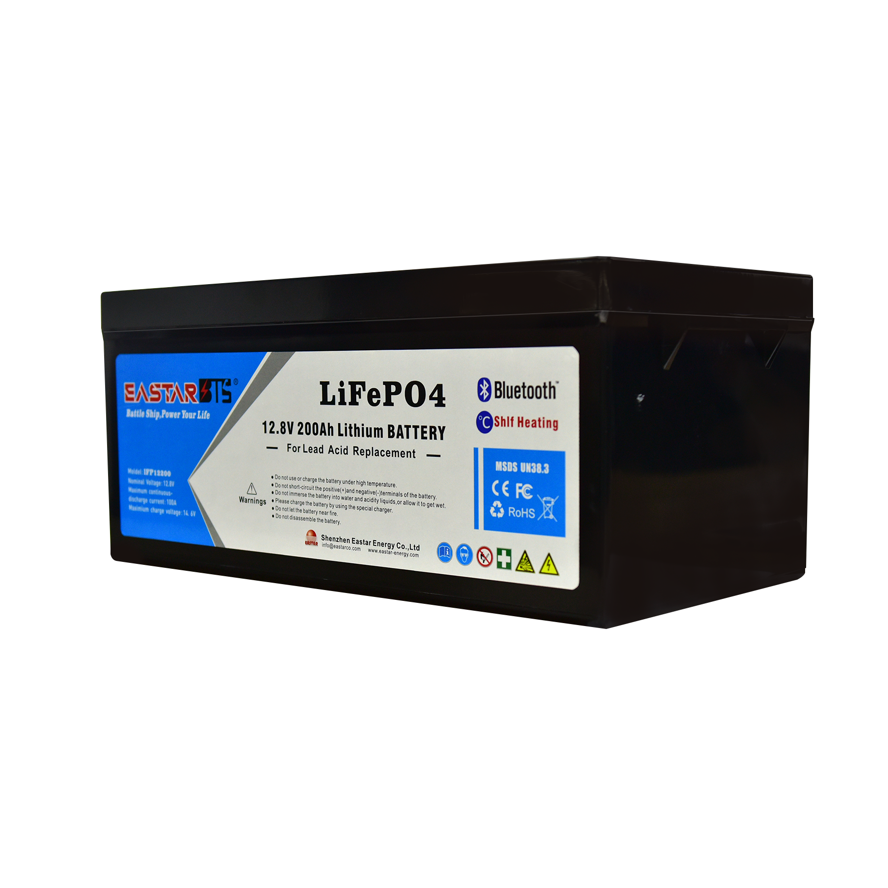 Rechargeable Waterproof Lithium Iron Phosphate Battery 12.8V 7Ah Battery Replacement For Lead Acid